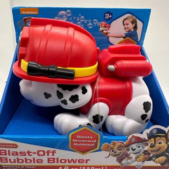 Paw Patrol Marshall Bubble Blower - Blast-Off No-Spill - Tabletop Handheld‎ - Picture 9 of 14
